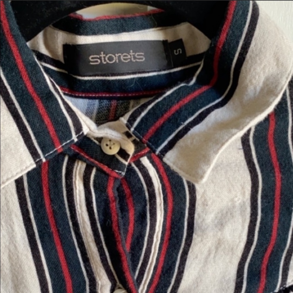 Storets  Striped Ruffled Blouse - Picture 2 of 2